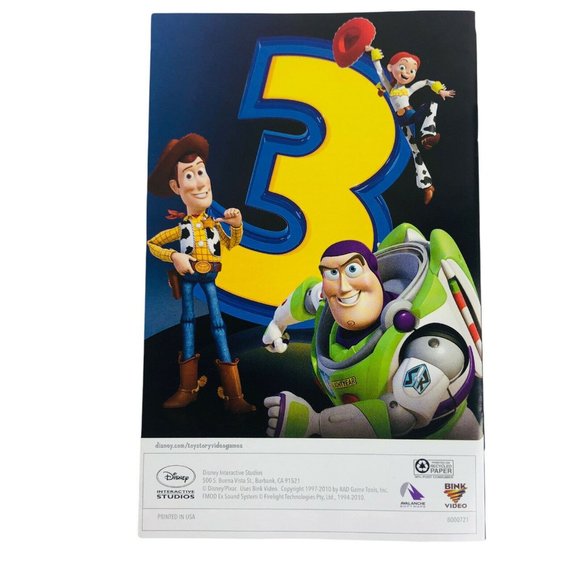 Disney Toy Story Video Game Nintendo WII Disc Manual Case Pixar Complete Works - Picture 7 of 7